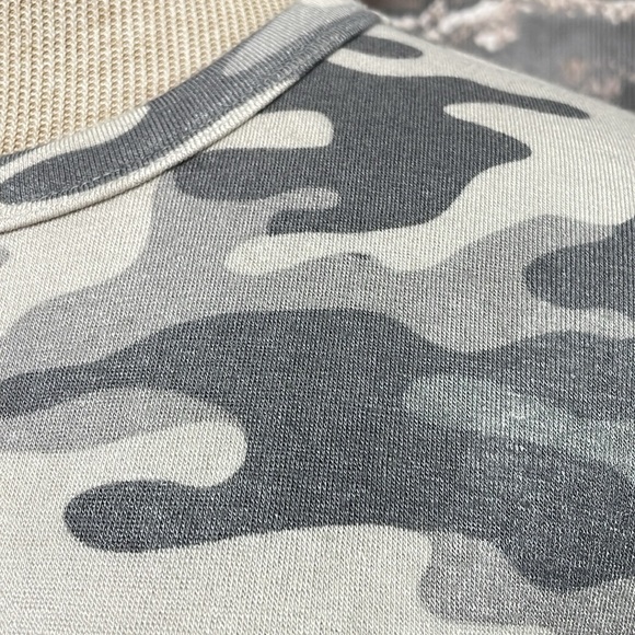 PJ Salvage Pajama Tank Womens Medium Moon Grey NWT Camo Cool Sleeveless Top - Picture 9 of 14